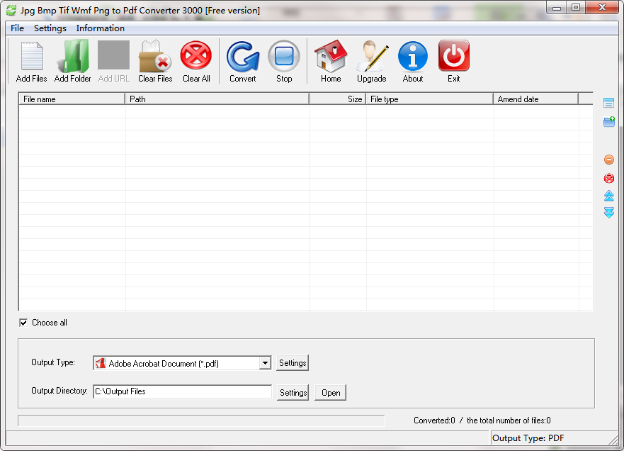 Jpg Bmp Tif Wmf Png to Pdf Converter