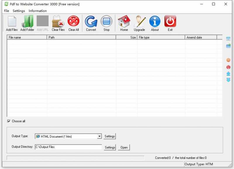 Pdf to Website Converter 3000