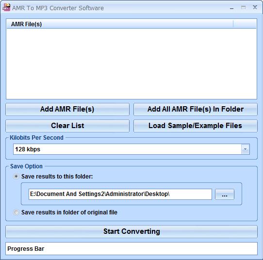 AMR To MP3 Converter Software