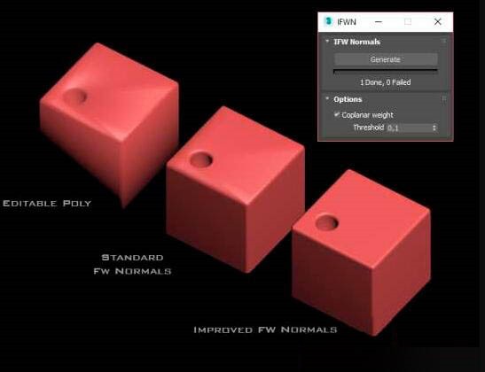 Improved Face Weighted Normals