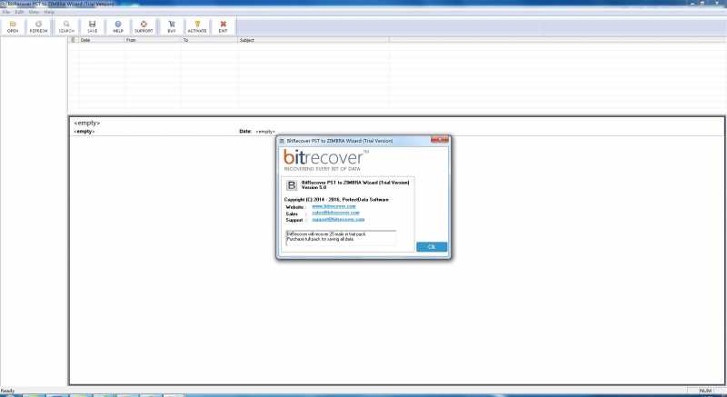 BitRecover PST to Zimbra Wizard