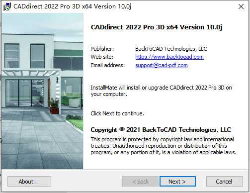 BackToCAD CADdirect 2022