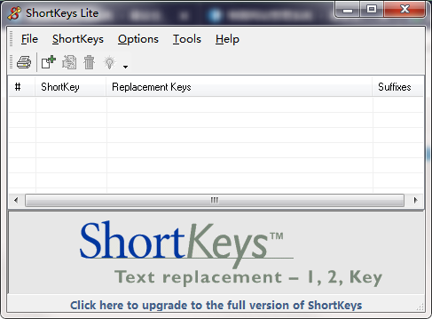 ShortKeys Lite