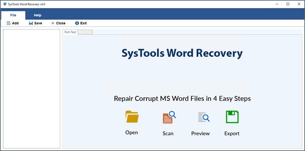 SysTools Word Recovery