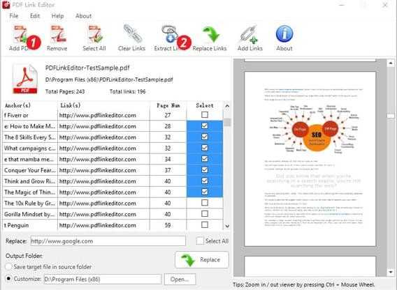 PDF Link Editor