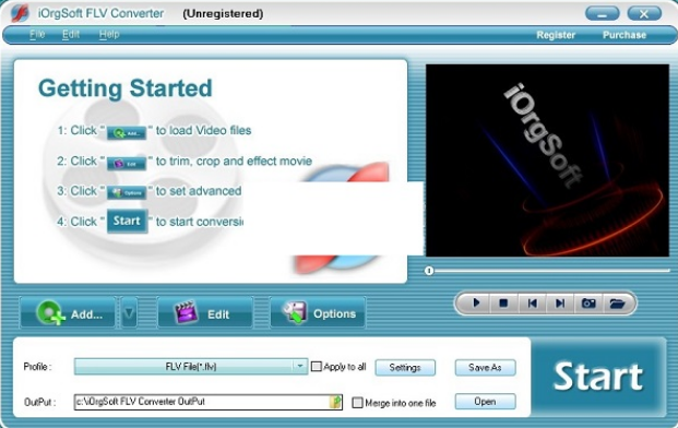IOrgSoft FLV Converter