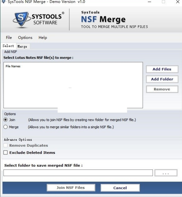 SysTools NSF Merge