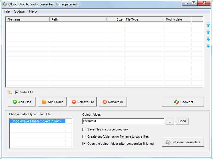 Okdo Doc to Swf Converter