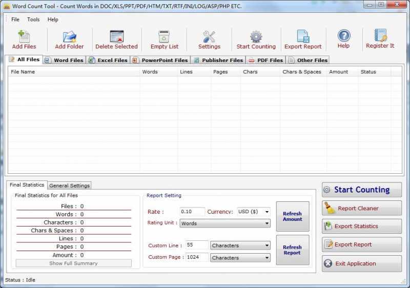 Word Count Tool