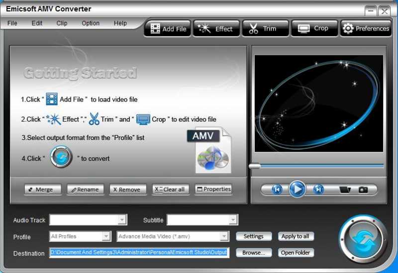 Emicsoft AMV Converter