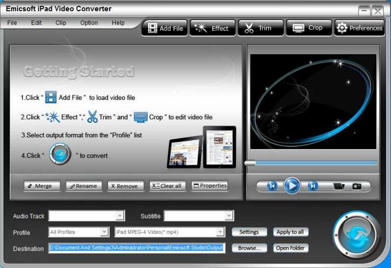 Emicsoft iPad Video Converter