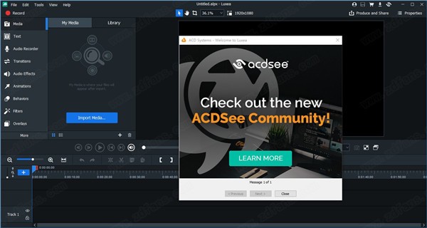 ACDSee Luxea Video Editor