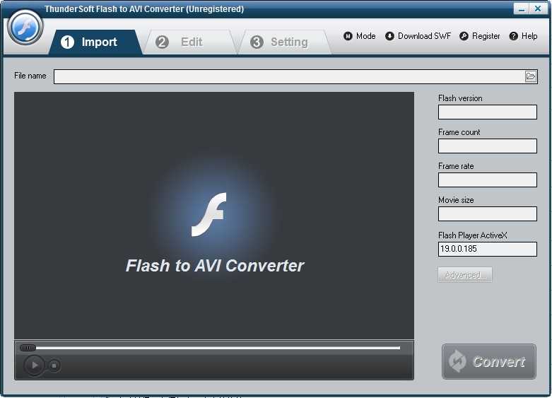 ThunderSoft Flash to AVI Converter