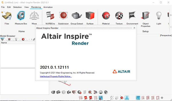 Altair Inspire Render 2021