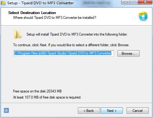 Tipard DVD to MP3 Converter