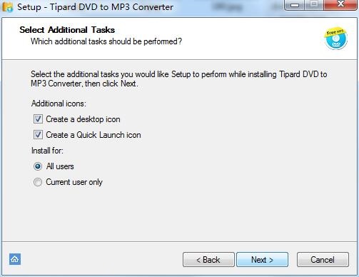 Tipard DVD to MP3 Converter