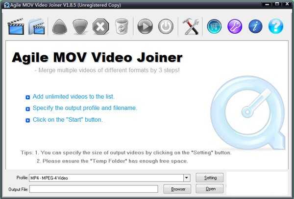 Agile MOV Video Joiner