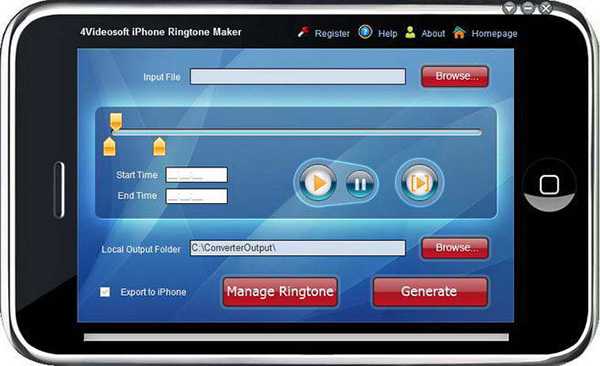 4Videosoft iPhone Ringtone Maker