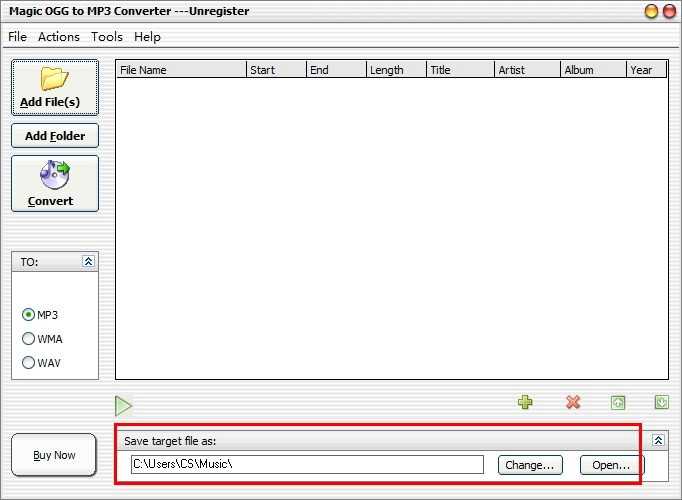 Magic OGG to MP3 Converter