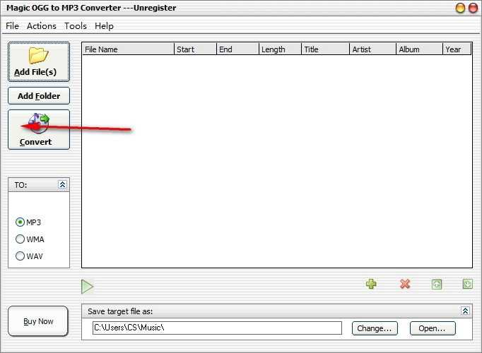 Magic OGG to MP3 Converter