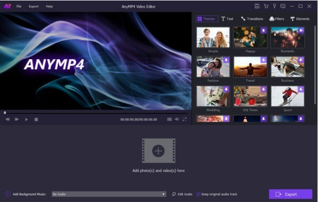 AnyMP4 Video Editor