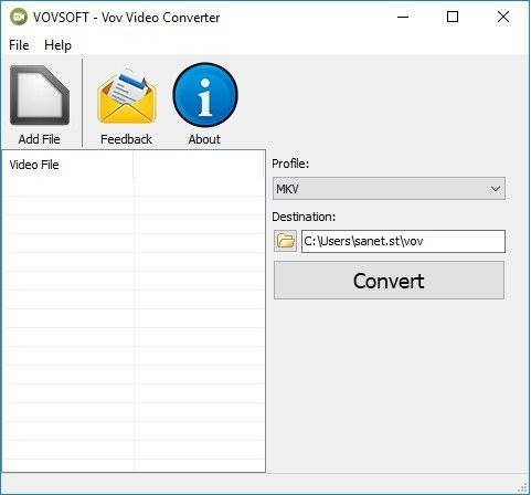 VovSoft Video Converter