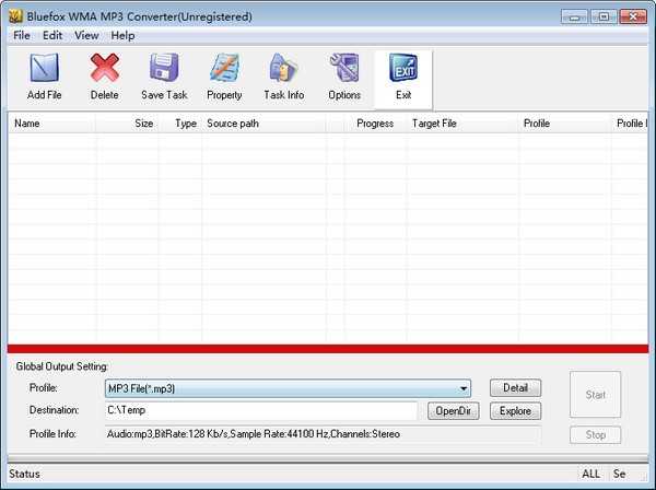 Bluefox WMA MP3 Converter