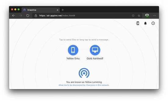 Snapdrop Mac版