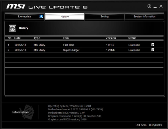 微星Live Update6