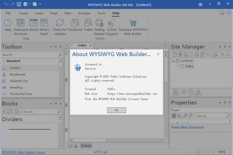 WYSIWYG Web Builder