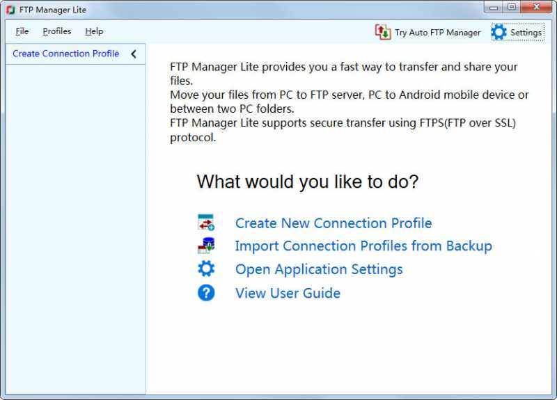 FTP Manager Lite