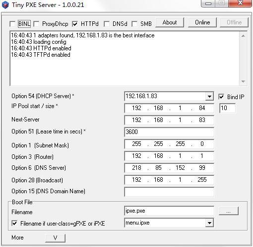 Tiny PXE Server