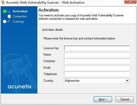 Acunetix Web Vulnerability Scanner