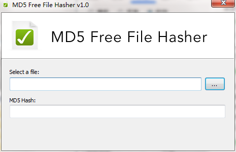 MD5 Free File Hasher