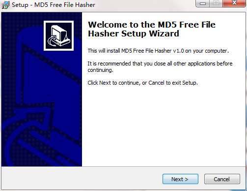 MD5 Free File Hasher