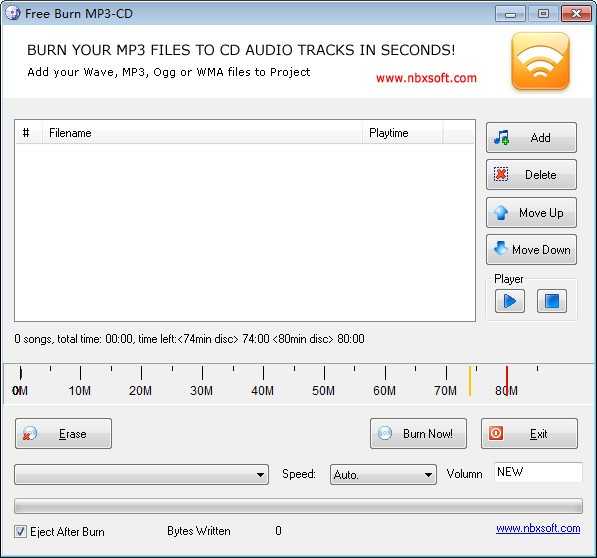 Free Burn MP3-CD