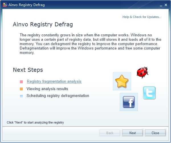 Ainvo Registry Defrag