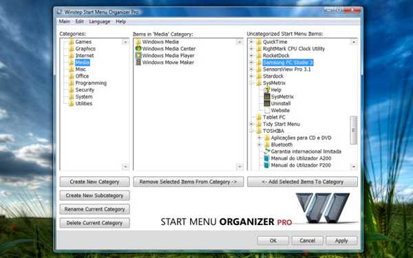 Winstep Start Menu Organizer