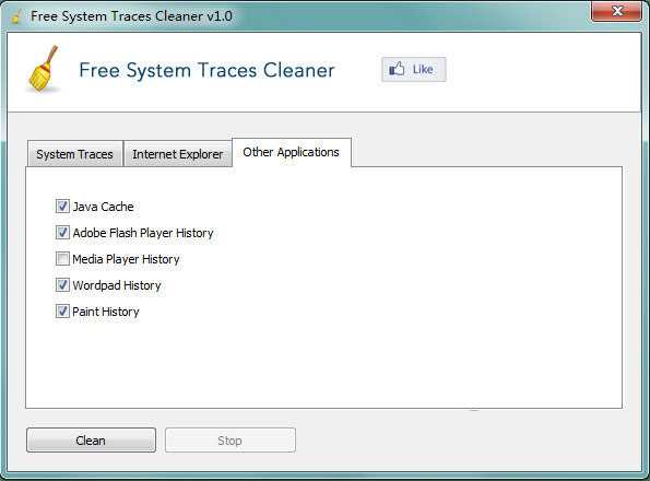 Free System Traces Cleaner