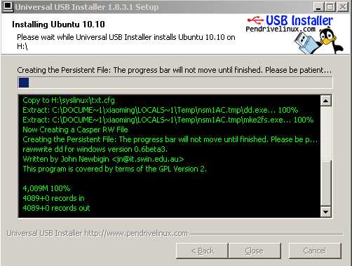 Universal USB Installer