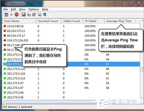 PingInfoView