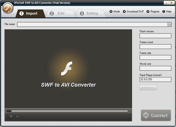 iPixSoft SWF to AVI Converter(SWF到AVI转换器)