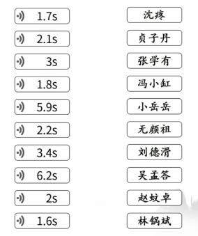 《文字成精》连经典台词听语音连出对应人物通关方法