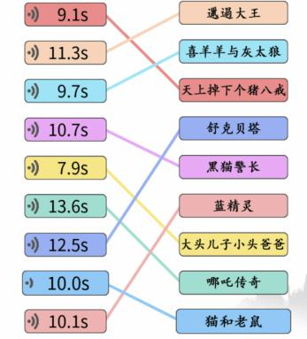 文字成精童年来袭听语音连出对应动漫怎么通关