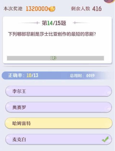 长安幻想科举题库答案是什么