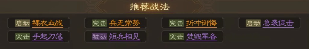 《三国志战棋版》丁原战法搭配分享