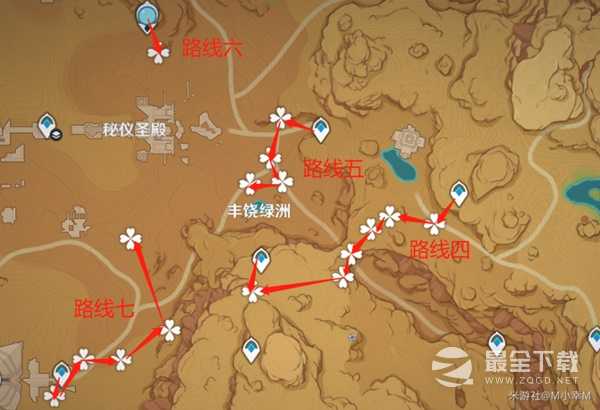 原神赛诺突破材料圣金虫收集路线一览