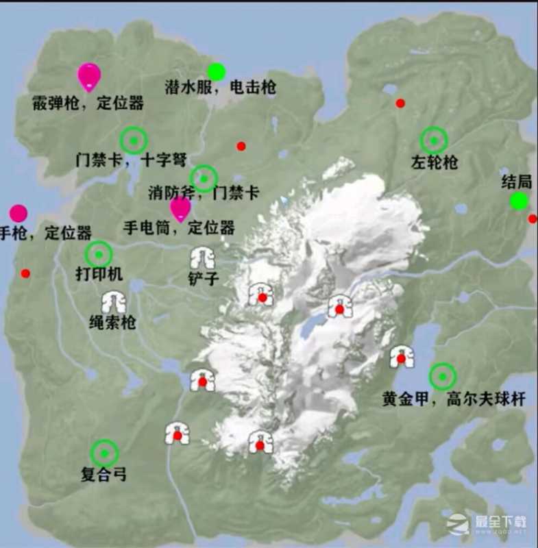 森林之子物资位置大全一览