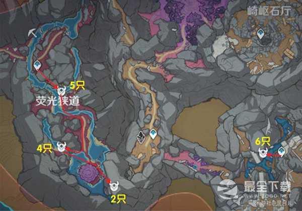 原神蕈兽锄地路线怎么走