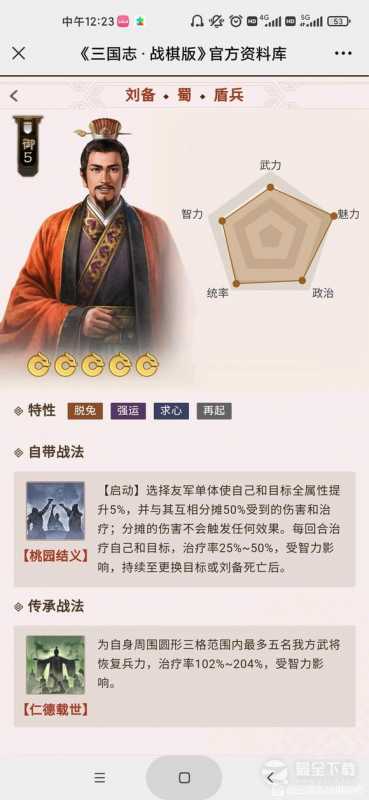 《三国志战棋版》蜀国武将公测最新排行介绍